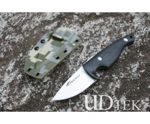 Wolf's nature fixed knife with camo kydex sheath UD405207